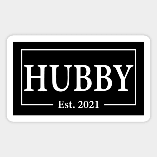 Wedding Anniversary Hubby 2021 Magnet